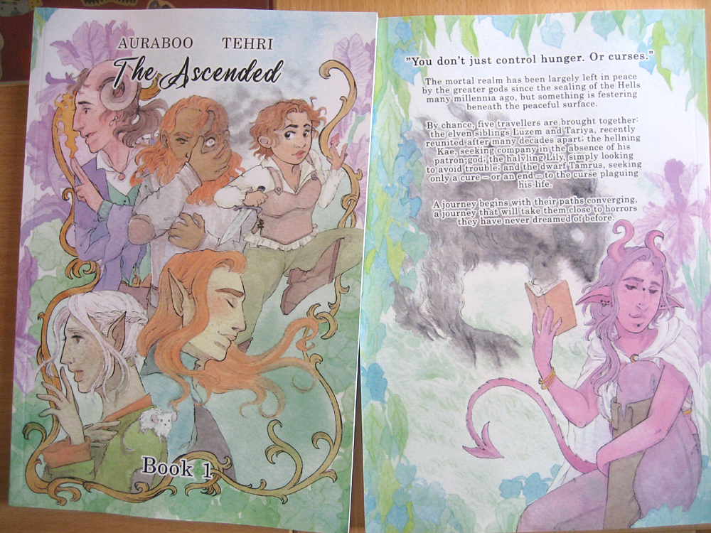 Physical edition The Ascended book 1